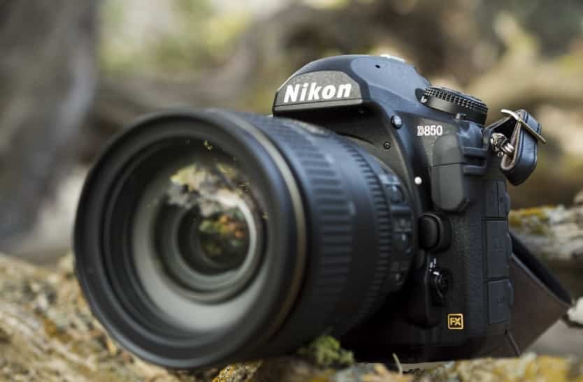 Vooraanzicht Nikon D850